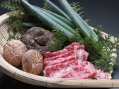 冬の四季会席イメージ　下仁田ネギと上州牛のすき焼き等