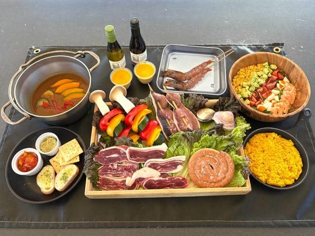 南房総の海の幸とジビエをBBQでお楽しみいただける海鮮ジビエBBQコース