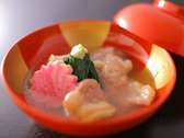 郷土料理　治部煮。料理長自慢の一品です。